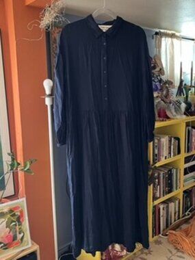 The Tiny Big Sister Embroidered Viscose Dress GUC EU 42 US 10